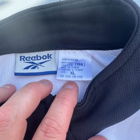 Reebok Black and White Sports Jacket - Picture 3 of 3